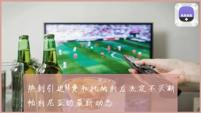 热刺引进M费和托纳利后决定不买断帕利尼亚的最新动态